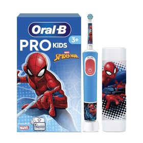 Oral-B Vitality Pro Ηλεκτρική Οδοντόβουρτσα Spider-Man με Θήκη Ταξιδίου για Παιδιά 3+ Ετών 1 Τεμάχιο