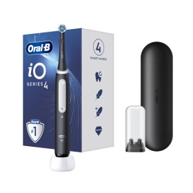 ORAL B iO Series 4 Ηλεκτρική Επαναφορτιζόμενη Οδοντόβουρτσα με Bluetooth σε Μαύρο Χρώμα 1 Tεμάχιο