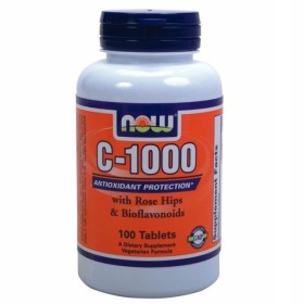 NOW Vitamin C 1000mg With Rose Hips & Bioflavonoids Συμπλήρωμα με Βιταμίνη C για Ενίσχυση του Ανοσοποιητικού 100 Ταμπλέτες