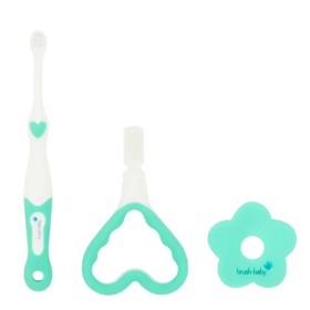 Brush-Baby Σετ Βρεφικής Στοματικής Φροντίδας Οδοντόβουρτσα 1 Τεμάχιο & Μασητικό 1 Τεμάχιο