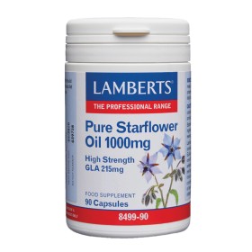 Lamberts Pure Starflower Oil Συμπλήρωμα για Νευρικό & Αναπαραγωγικό Σύστημα 90 Κάψουλες