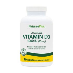 NATURES PLUS Adults Chewable Vitamin D3 1000iu Vitamin D3 Supplement 90 Chewable Tablets