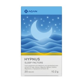 AGAN Hypnus Sleep Factors με Μελατονίνη για την Βελτίωση του Ύπνου 20 Φυτικές Κάψουλες
