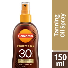 Carroten Omega Care Tan & Protect Suncare Oil Αντηλιακό Λάδι Μαυρίσματος Spf30 150ml