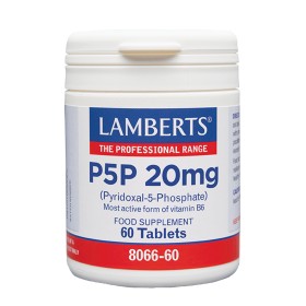 Lamberts P5p 20mg Συμπλήρωμα με Βιταμίνη Β6 60 Ταμπλέτες
