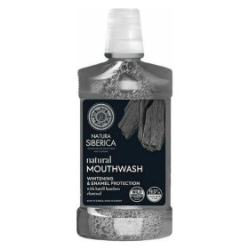 NATURA SIBERICA Natural Mouthwash Bamboo Charcoal Whitening & Enamel Protection Στοματικό Διάλυμα για Λεύκανση 520ml