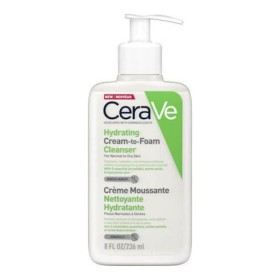 CERAVE Hydrating Cream to Foam Cleanser for Normal to Dry Skin Αφρός Ντεμακιγιάζ για Ξηρές Επιδερμίδες 236ml