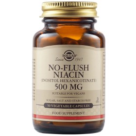 Solgar No-Flush Niacin 500 Mg 50 Φυτικές Κάψουλες
