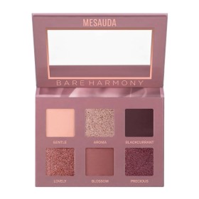 Mesauda Milano Bare Harmony Palette Παλέτα με Σκιές Ματιών σε Στερεή Μορφή 201 Tender Mauve 6g