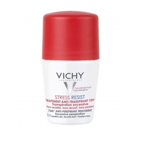 VICHY Deodorant 72h Stress Resist Roll-Οn με Διάρκεια Έως 72 Ώρες για Έντονη Εφίδρωση 50ml