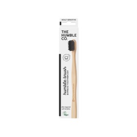 THE HUMBLE CO Humble Brush Bamboo Toothbrush Sensitive Οδοντόβουρτσα Ενηλίκων Μαύρο 1 Τεμάχιο