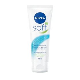 Nivea Soft Intensive Moisturising Cream Tube Ενυδατική Κρέμα για Πρόσωπο Σώμα & Χέρια 75ml