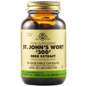 SOLGAR St. John's Wort 300 Herb Extract 50 Herbal Capsules