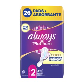 Always Platinum Super Σερβιέτες Μέγεθος 2 26 Τεμάχια Always Platinum Super Σερβιέτες Μέγεθος 2 26 Τεμάχια