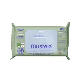 Mustela Cleansing Wipes Compost, Μαντηλάκια Καθαρισμού 60 Τεμάχια