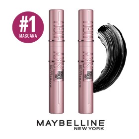 Maybelline Promo Lash Sensational Sky High Mascara Μάσκαρα για Όγκο & Μήκος Very Black 2x7.2ml