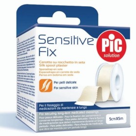 PIC SOLUTION Sensitive Fix Ρολό Λευκοπλάστη Από Μετάξι 5cm x 5m 1 Τεμάχιο