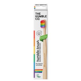 THE HUMBLE CO Proud Edition Brush Adult Sensitive Adult Toothbrush for Sensitive Gums & Teeth Colorful 1 Piece