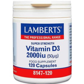 Lamberts Vitamin D3 2000iu Βιταμίνη για την Υγεία των Οστών & του Ανοσοποιητικού 120 Κάψουλες Lamberts Vitamin D3 2000iu Βιταμίνη για την Υγεία των Οστών & του Ανοσοποιητικού 120 Κάψουλες