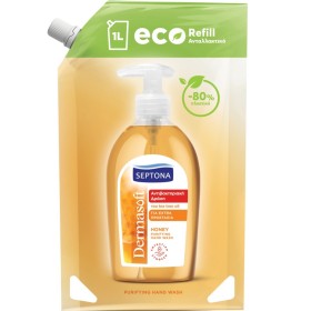SEPTONA Replacement Liquid Cream Soap with Honey scent & Antibacterial Action 1000ml