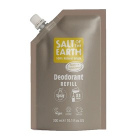 Salt of the Earth Vegan Natural Deodorant Spray Refill Pouch Amber & Sandalwood Αποσμητικό 300ml Salt of the Earth Vegan Natural Deodorant Spray Refill Pouch Amber & Sandalwood Αποσμητικό 300ml