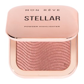 Mon Reve Stellar Powder Highlighter 4g Highlighter σε Μορφή Πούδρας για Άμεση Λάμψη 04 Rose Gold 4g