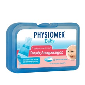 PHYSIOMER Nasal Obstructor for Babies & 5 Protective Filters