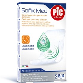 Pic Solution Soffix Med Αυτοκόλλητο Μετεγχειρητικό Επίθεμα 15cm X 10cm 5 Τεμάχια Pic Solution Soffix Med Αυτοκόλλητο Μετεγχειρητικό Επίθεμα 15cm X 10cm 5 Τεμάχια