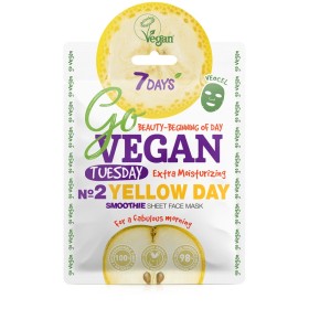 7DAYS ΜΒ Go Vegan Face Mask Yellow Day Μάσκα για Ενυδάτωση & Λάμψη 25g