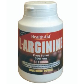 Health Aid L-Arginine Συμπλήρωμα Διατροφής για Ενέργεα των Μυών 60 Ταμπλέτες Health Aid L-Arginine Συμπλήρωμα Διατροφής για Ενέργεα των Μυών 60 Ταμπλέτες
