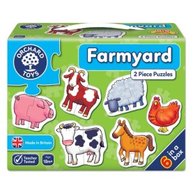 ORCHARD TOYS Farmyard Jigsaw Puzzle Farm Animals for 18m+