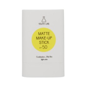 Youth Lab Matte Make Up Stick Ανάλαφρο Mατ Aντηλιακό Spf 50 για Έλεγχο της Λιπαρότητας Light Color 20g