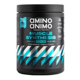 Amino Animo Bio Muscle Synthesis Πρωτεΐνη Βανίλια Χωρίς Γλουτένη & Λακτόζη 500g