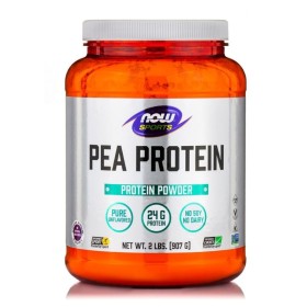 NOW Sports Pea Protein Pure Protein Supplement from Peas in Powder 907g