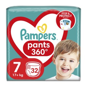 Pampers Pants Πάνα Βρακάκι Μέγεθος 7 (17+Kg) 32 Τεμάχια