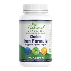 Natural Vitamins Chelate Iron Formula 100 Κάψουλες
