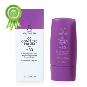 YOUTH LAB CC Complete Cream SPF30 Moisturizing Face Cream with Color for Combination/Oily Skin 40ml