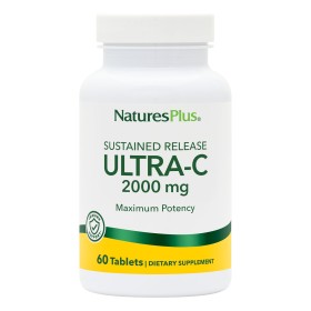 Natures Plus Ultra C 2000mg S/r Roese Hips Συμπλήρωμα με Βιταμίνη C Σταδιακής Αποδέσμευσης 60 Ταμπλέτες Natures Plus Ultra C 2000mg S/r Roese Hips Συμπλήρωμα με Βιταμίνη C Σταδιακής Αποδέσμευσης 60 Ταμπλέτες