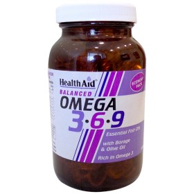 Health Aid Balanced Omega 3 6 9 Συμπλήρωμα Διατροφής Λιπαρών Οξέων με Ιχθυέλαιο 90 Μαλακές Κάψουλες