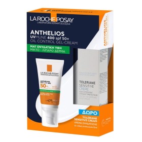 La Roche Posay Promo Anthelios UVMune 400 Spf50+ Oil Control Gel-Cream Αντηλιακή Κρέμα-Gel Προσώπου για Λιπαρό Δέρμα 50ml & Δώρο Toleriane Sensitive Moisturiser Cream 15ml La Roche Posay Promo Anthelios UVMune 400 Spf50+ Oil Control Gel-Cream Αντηλιακή Κρέμα-Gel Προσώπου για Λιπαρό Δέρμα 50ml & Δώρο Toleriane Sensitive Moisturiser Cream 15ml