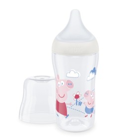 Nuk Perfect Match Μπιμπερό Πλαστικό 3m+ με Δείκτη Ελέγχου Θερμοκρασίας Peppa Pig 260ml