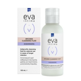 INTERMED Eva Intima Mycosis Cleansing Fluid Disorders Sensitive Area Liquid Cleanser with Chamomile & Aloe 100ml