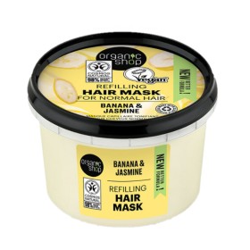 Organic Shop Banana & Jasmine Express Volume Hair Mask Μάσκα Μαλλιών για Επανόρθωση 250ml Organic Shop Banana & Jasmine Express Volume Hair Mask Μάσκα Μαλλιών για Επανόρθωση 250ml