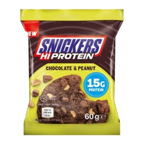 Snickers Μπισκότο Υψηλής Πρωτεΐνης Chocolate & Peanut 60g