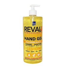Intermed Reval Plus Lemon Professional Antiseptic Hand Gel Αντισηπτικό Τζέλ Χεριών με Άρωμα Λεμόνι 1lt Intermed Reval Plus Lemon Professional Antiseptic Hand Gel Αντισηπτικό Τζέλ Χεριών με Άρωμα Λεμόνι 1lt
