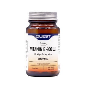 QUEST Vitamin E 400I.U. Natural Source Συμπλήρωμα με Βιταμίνη Ε για Αντιοξειδωτική Προστασία 30 Κάψουλες