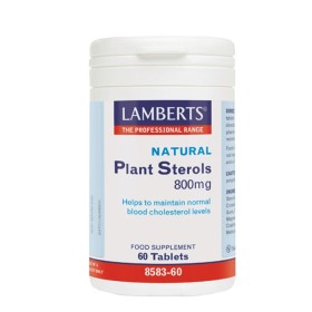 Lamberts Plant Steroles 800mg Συμπλήρωμα για Χοληστερίνη 60 Ταμπλέτες