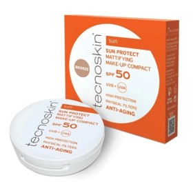 Tecnoskin Sun Protect Compact Make-Up Spf50 Αντηλιακή Πούδρα Προσώπου με Χρώμα Bronze 10g