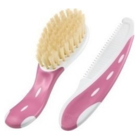 NUK Brush & Comb Set Pink 2 Pieces [10.256.236]