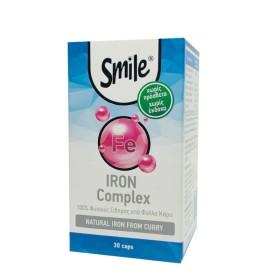 SMILE Iron Complex Φυσικός Σίδηρος 30 Κάψουλες